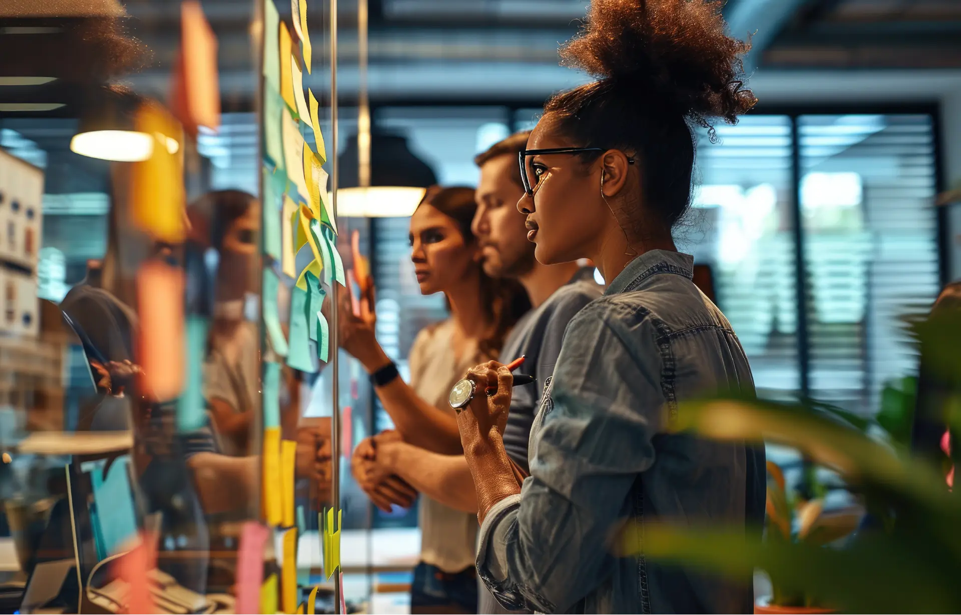 Two women looking at a phone